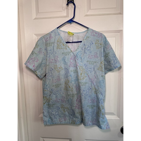 Tops - Women's Scooby Doo Scrub Top Pastel Size Medium